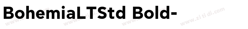 BohemiaLTStd Bold字体转换